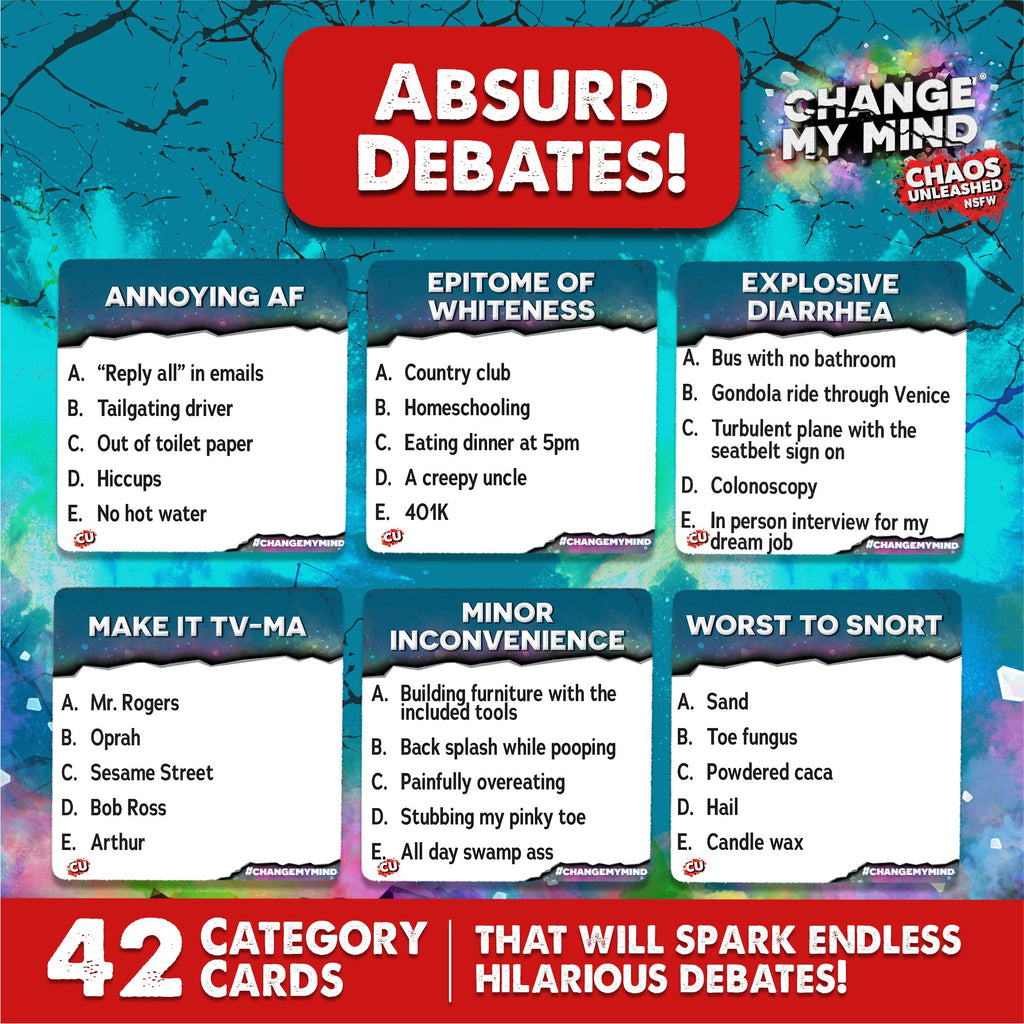 Change My Mind: Chaos Unleashed card game card example 2