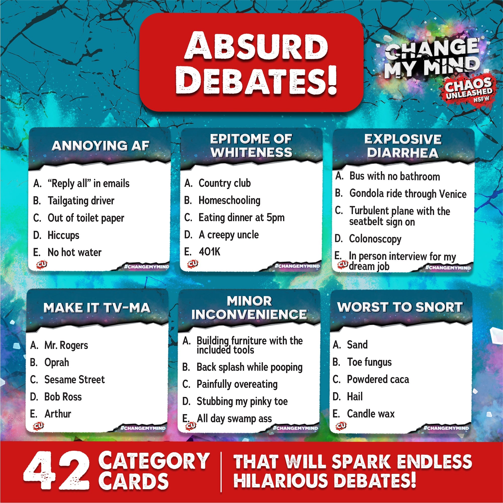 Change My Mind: Chaos Unleashed card game card example 2