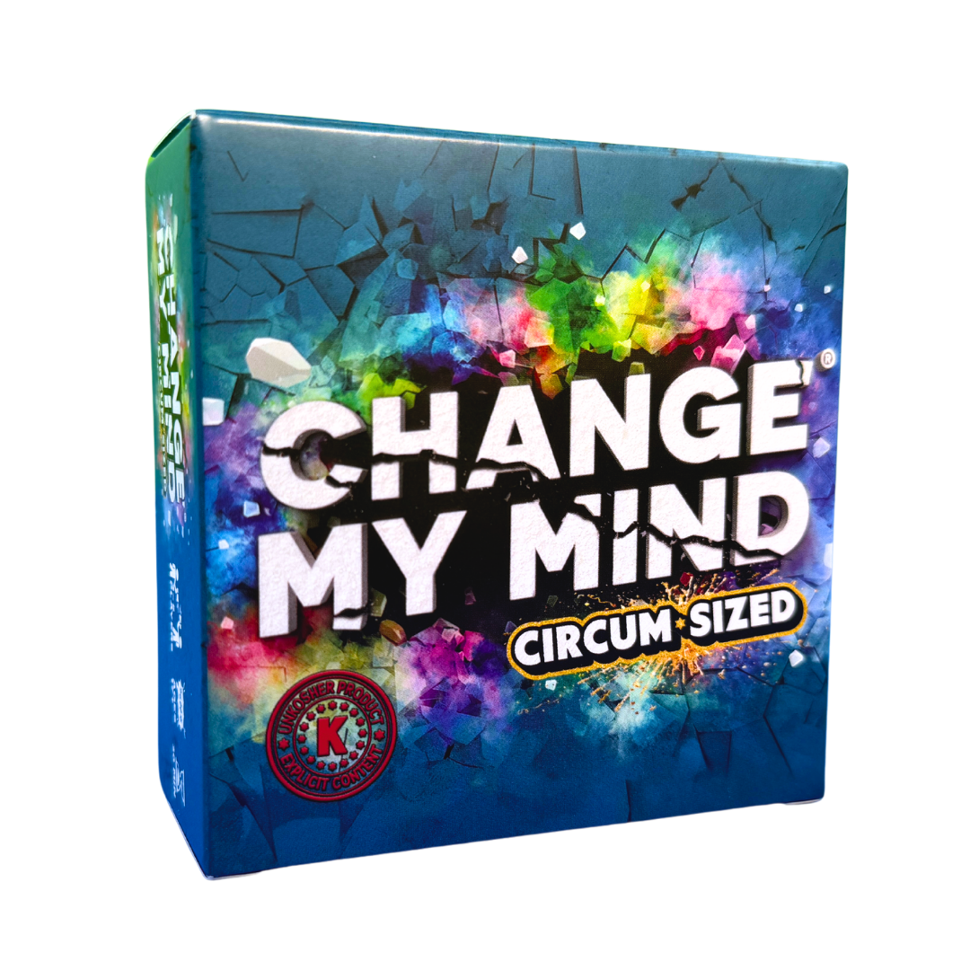 Change My Mind: Circum-Sized Jewish party card game box front